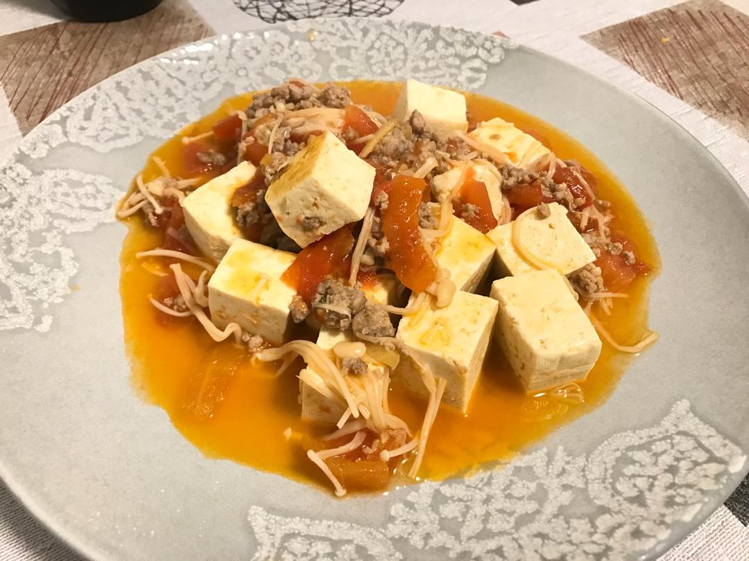 肉末番茄豆腐