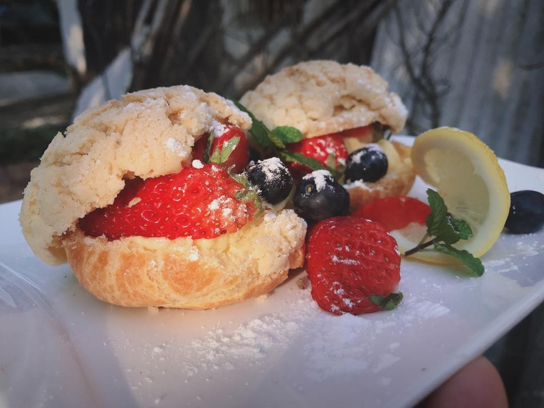 十分美味的酥皮泡芙