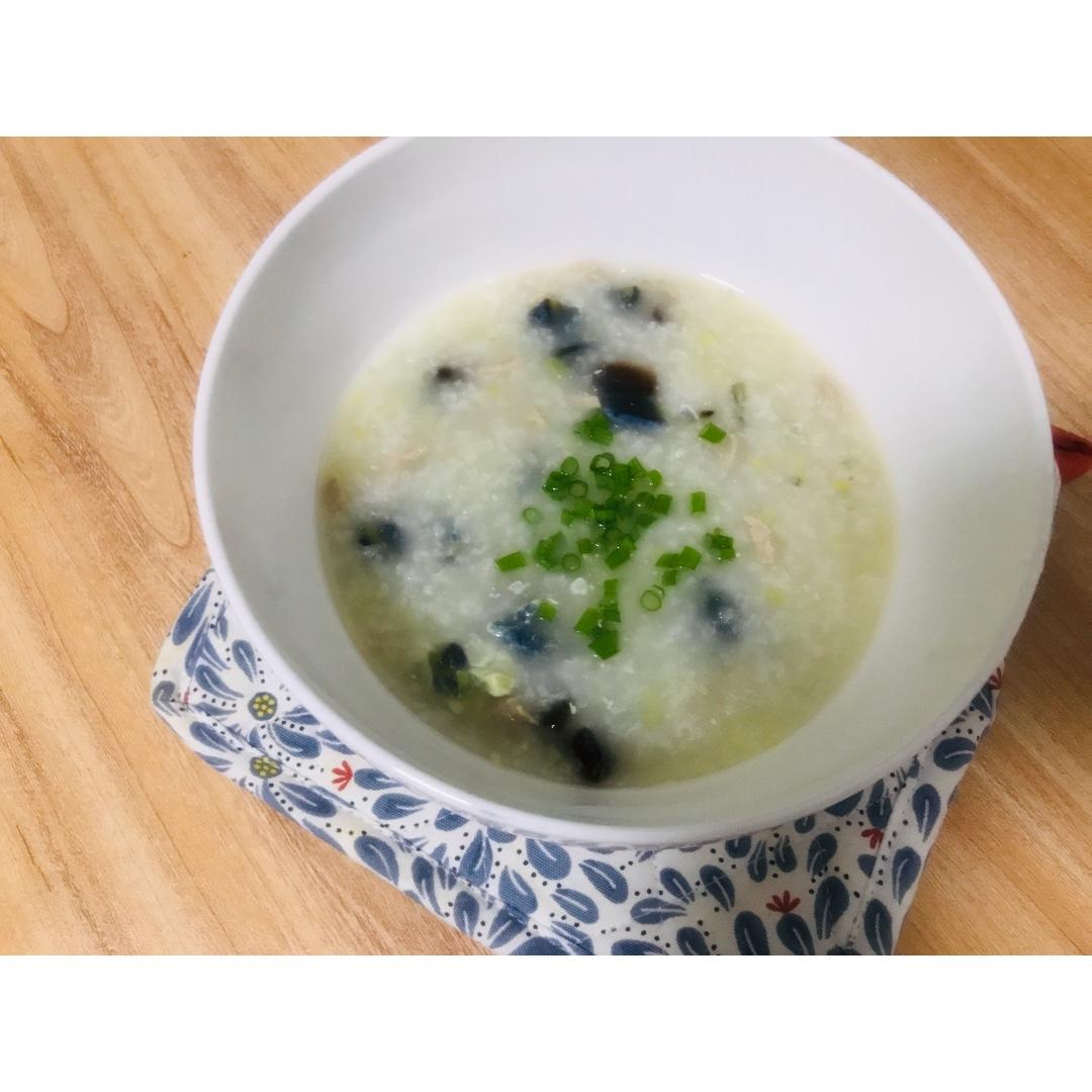 十五分钟快手之香滑皮蛋瘦肉粥(附五分钟电饭煲电压力锅更快捷方法)