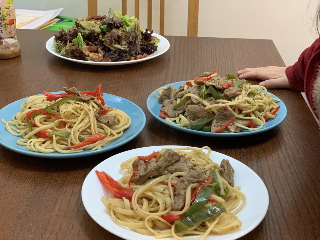 黑椒牛肉意大利面