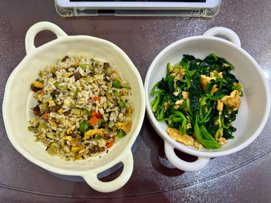 菠菜炒鸡蛋清爽少油版🥚