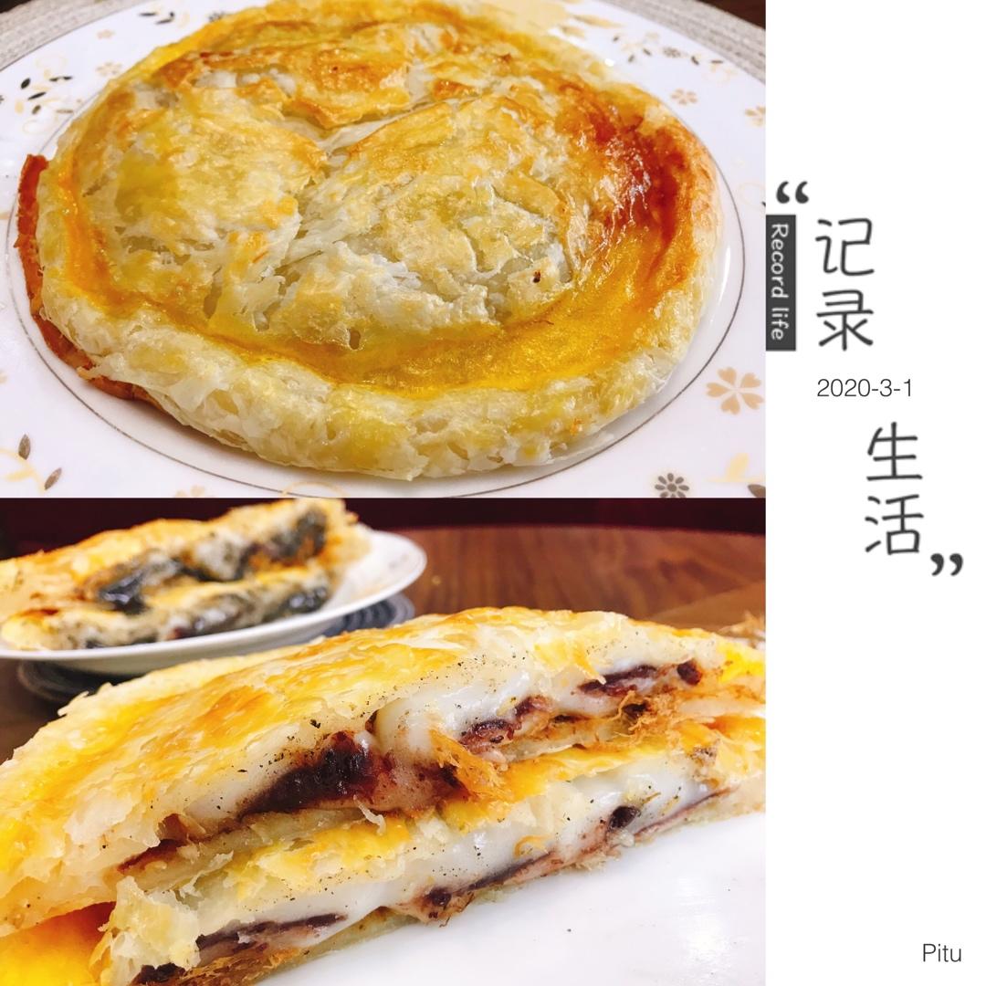 汤圆肉松大酥饼