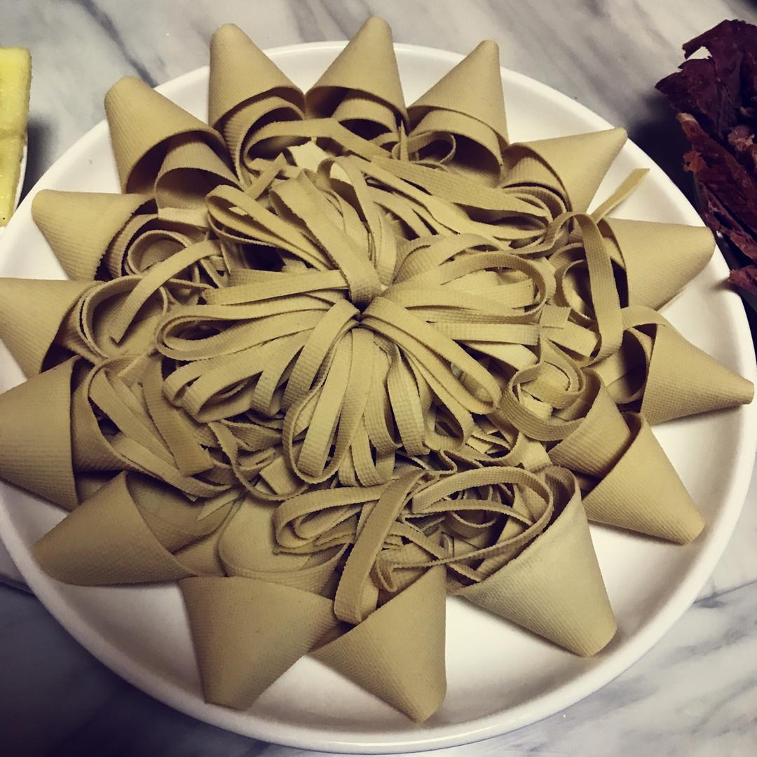 肥强王子做的千张摆盘