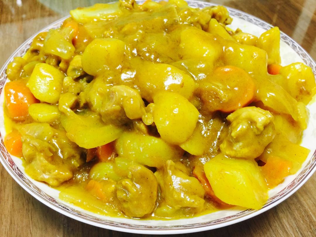 咖喱土豆鸡块