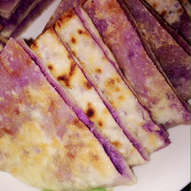紫薯馅饼