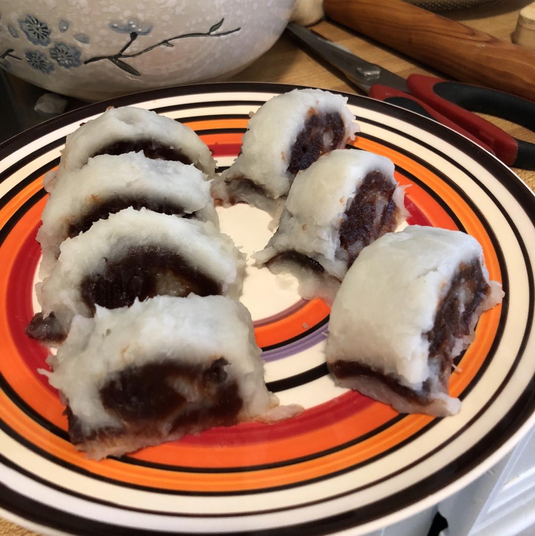 调理宝宝脾胃，妈妈首选山药红豆泥卷。。。。好吃又健康