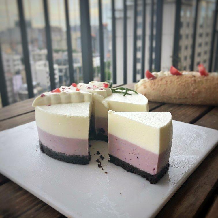 蓝莓酸奶芝士慕斯