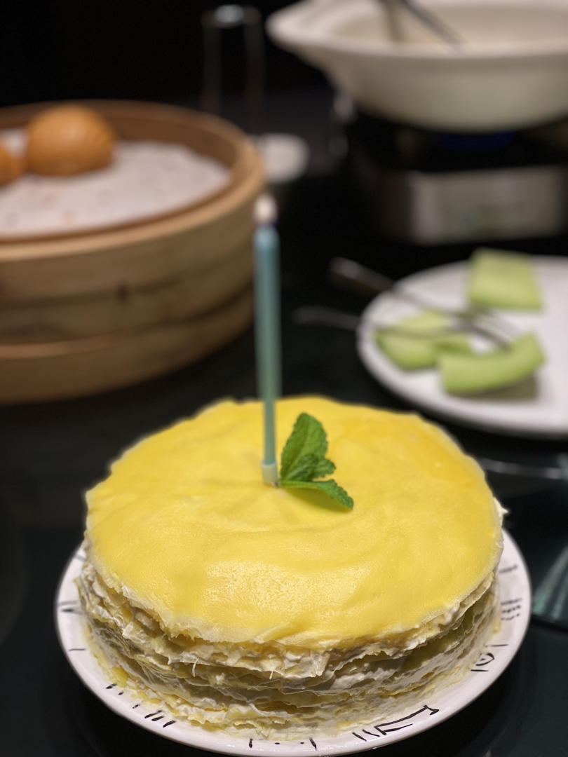 榴莲千层（超软糯蛋皮配方٩( ᐛ )و