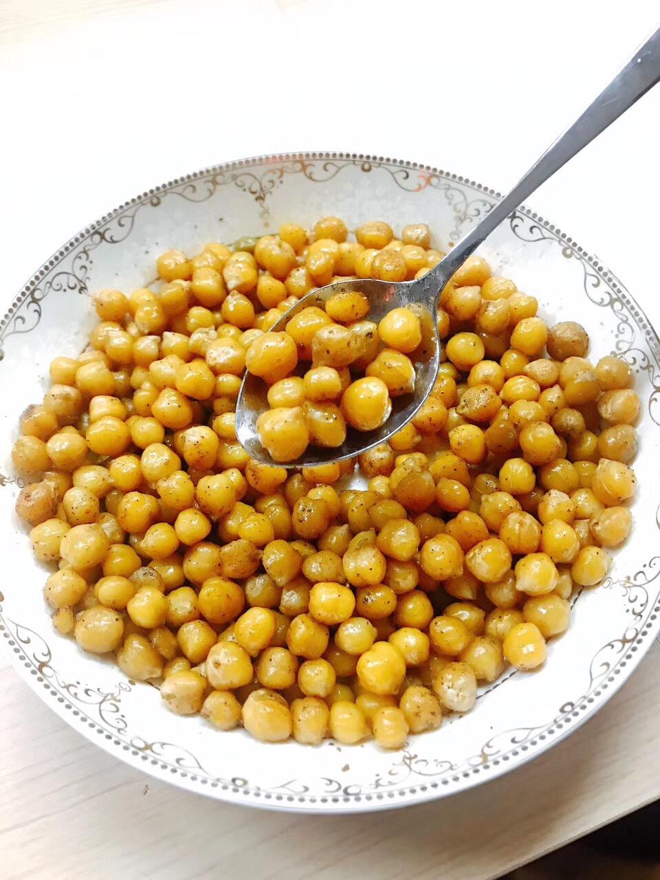 林夕飞杨做的椒盐鹰嘴豆