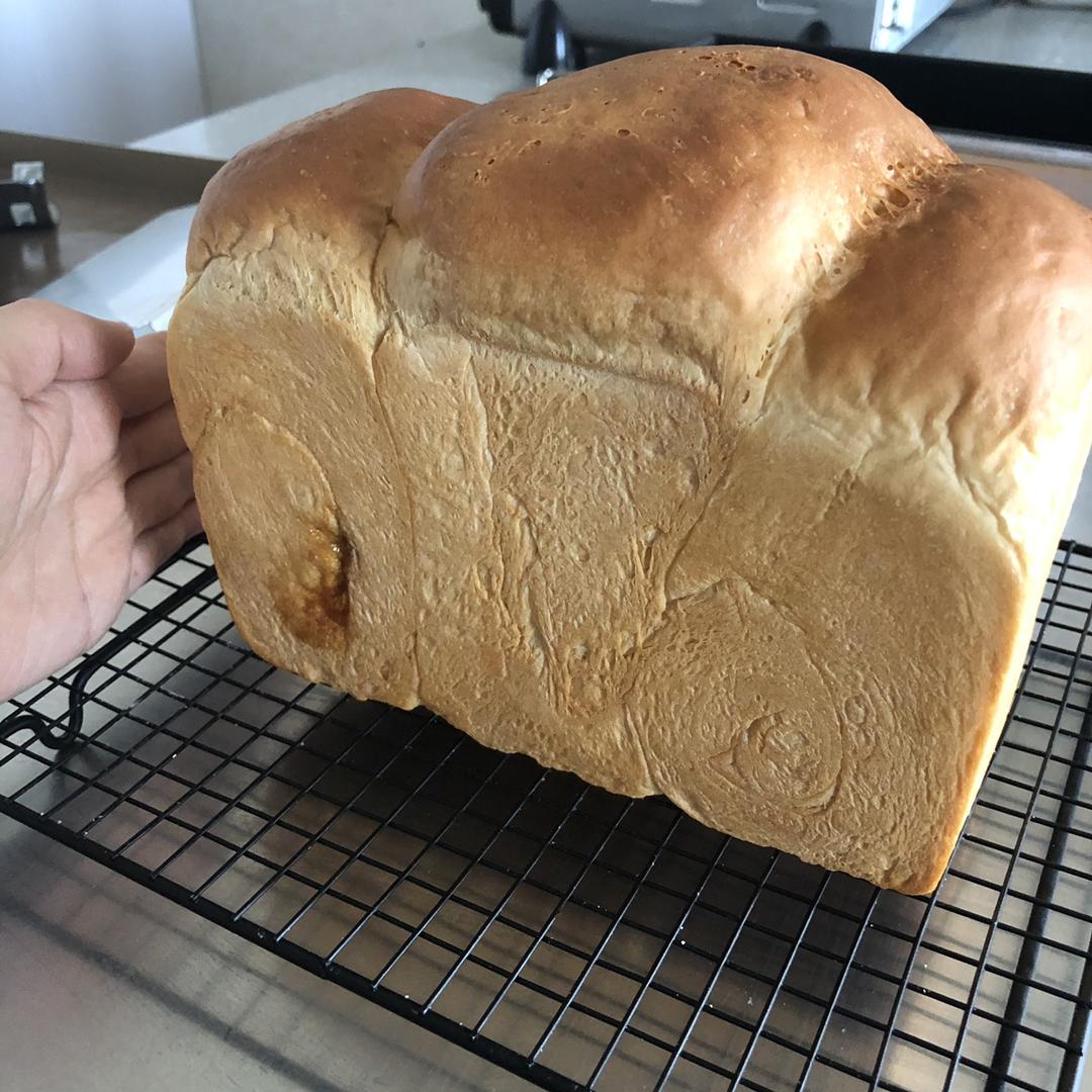 一次冷藏发酵吐司超级拉丝柔软(手揉出手套膜)