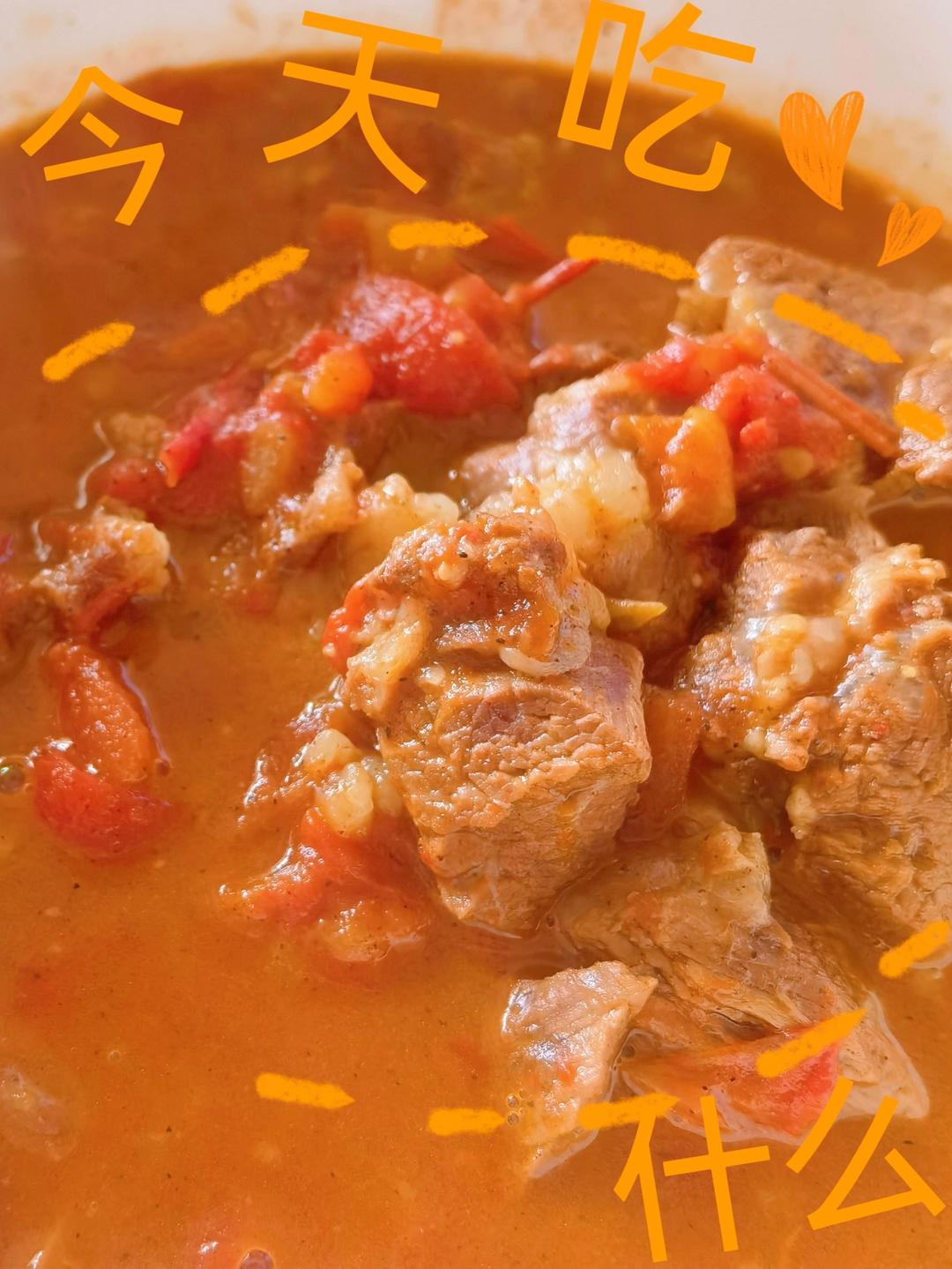 超级简单的番茄炖牛肉