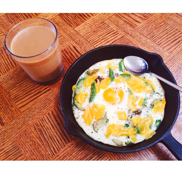 牛油果杂蔬烘蛋