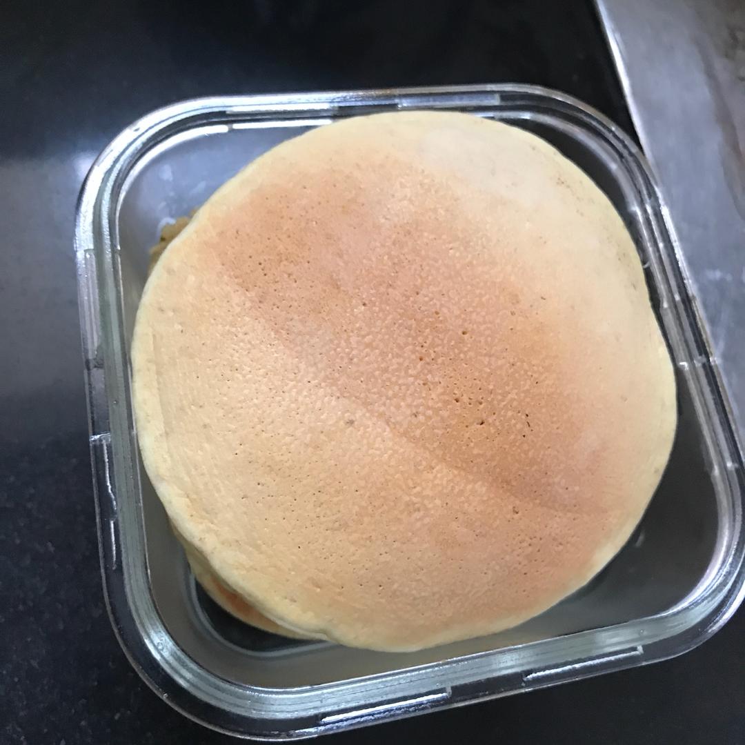 减脂100%全麦黑芝麻松饼（快手）