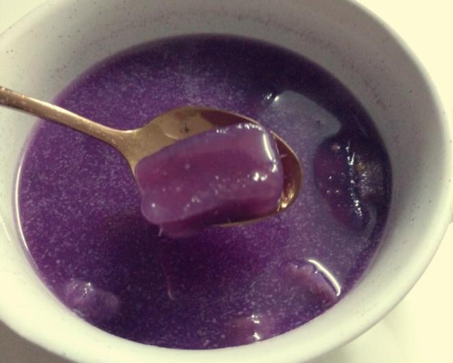 台式芋圆紫薯西米露的做法