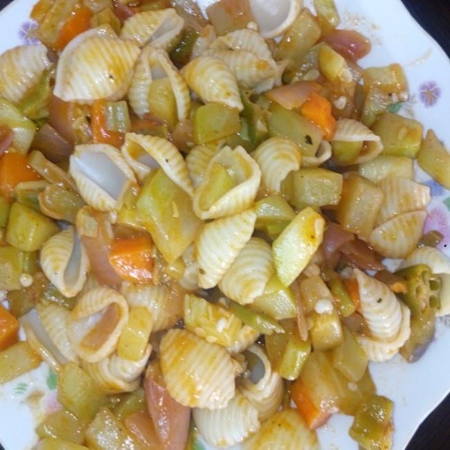 蔬菜贝壳面的做法