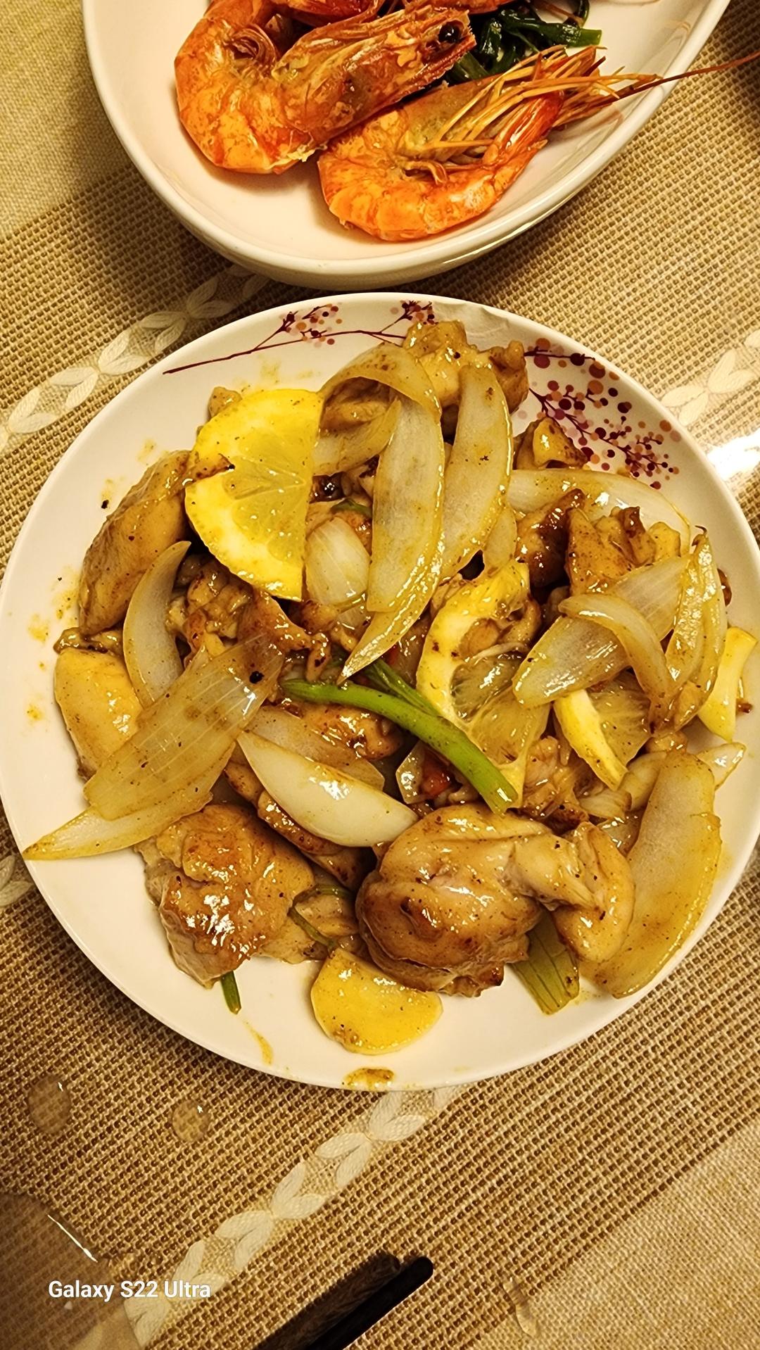 柠檬干煎鸡