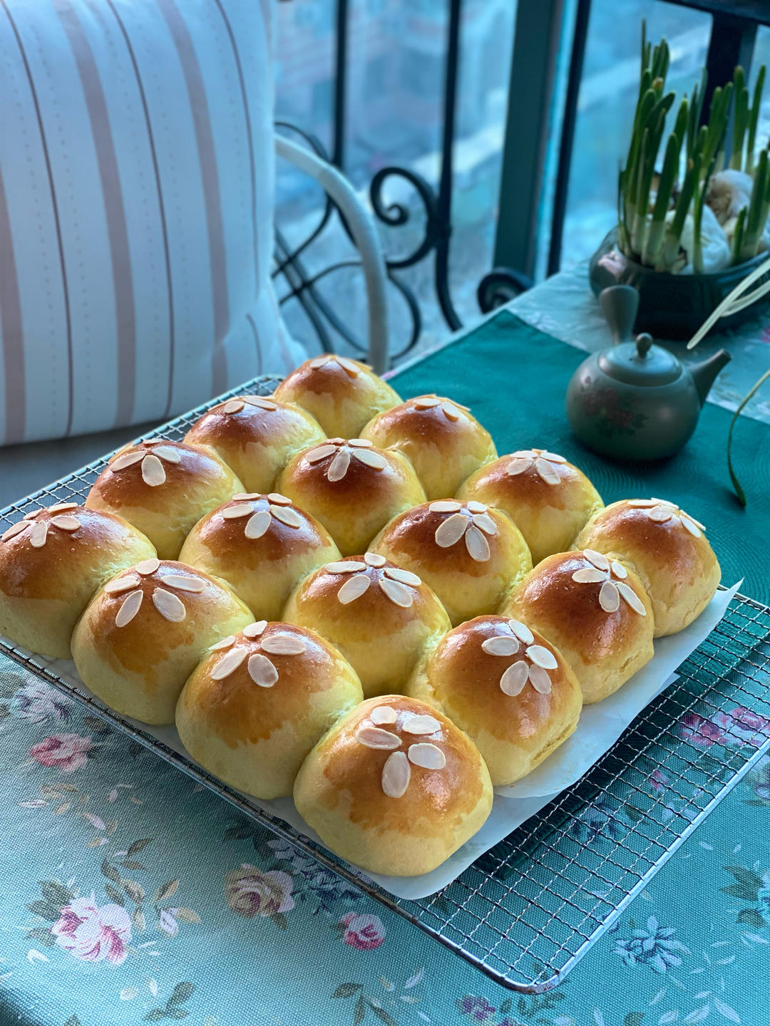 南瓜奶油小餐包（一次发酵）