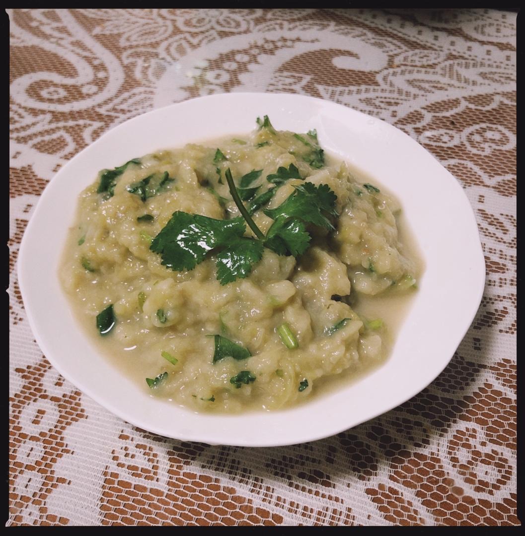 微波炉版麻酱茄泥