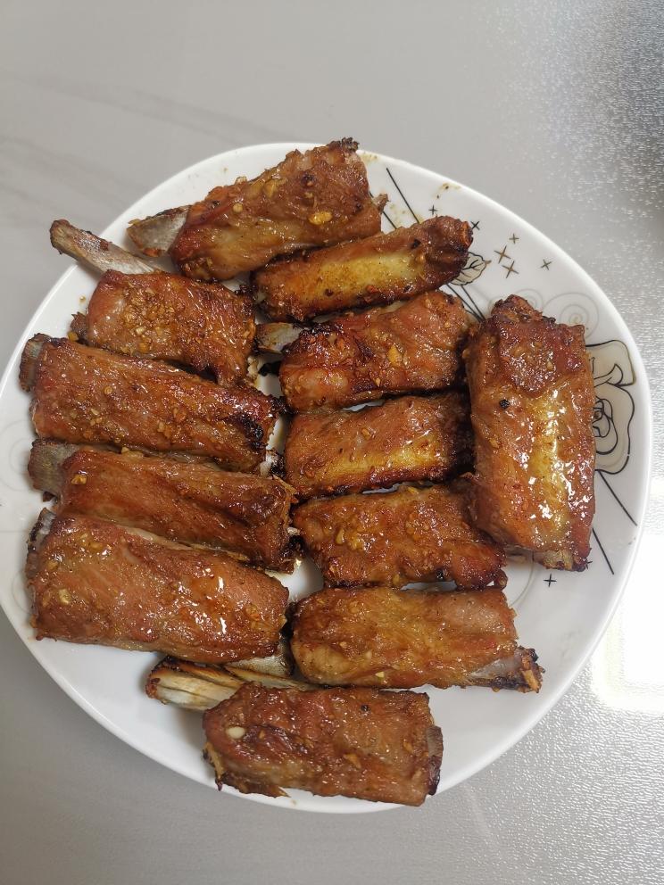 蒜香排骨(空气炸锅版)的做法