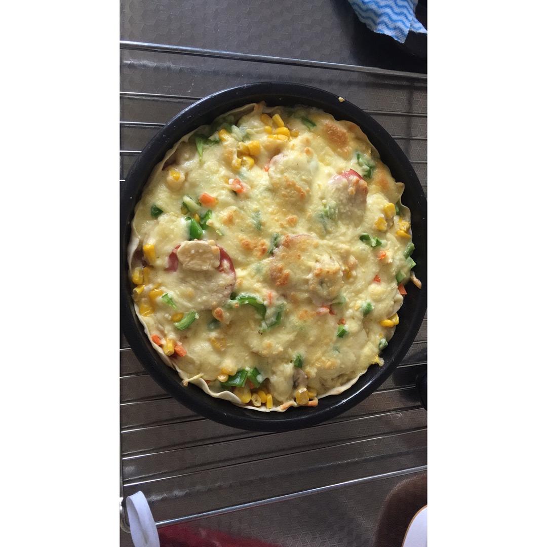 饺子皮披萨