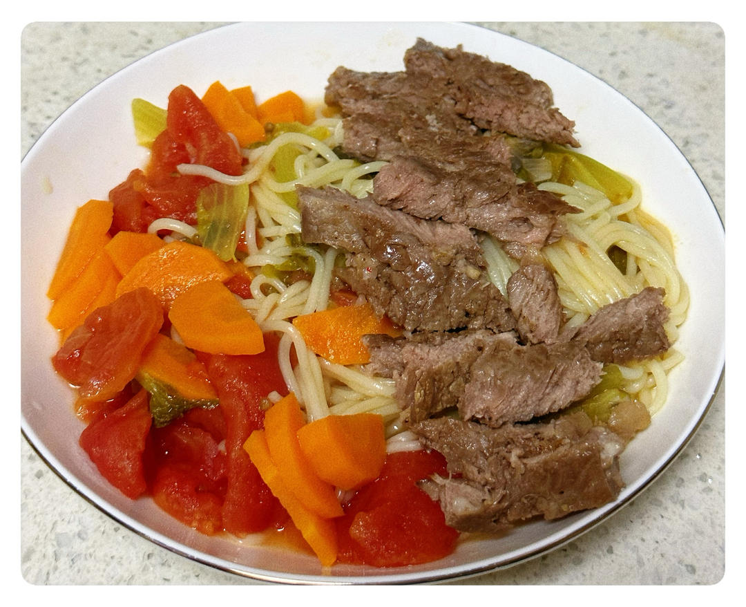 一碗“牛排面”
