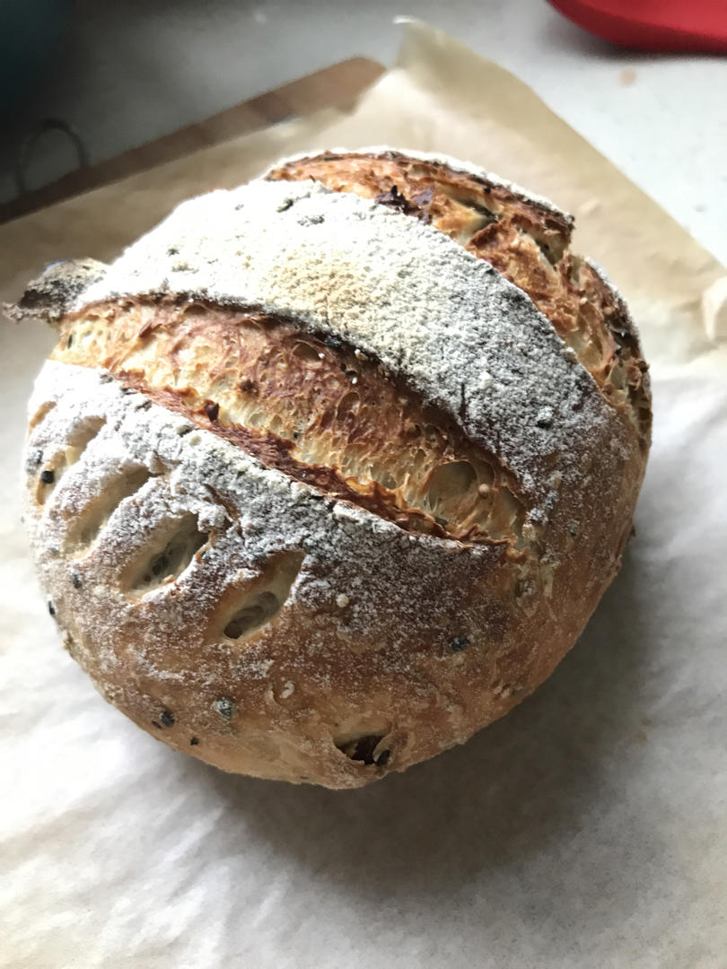 80%水含量粗粮种籽面包(Seed Bread)