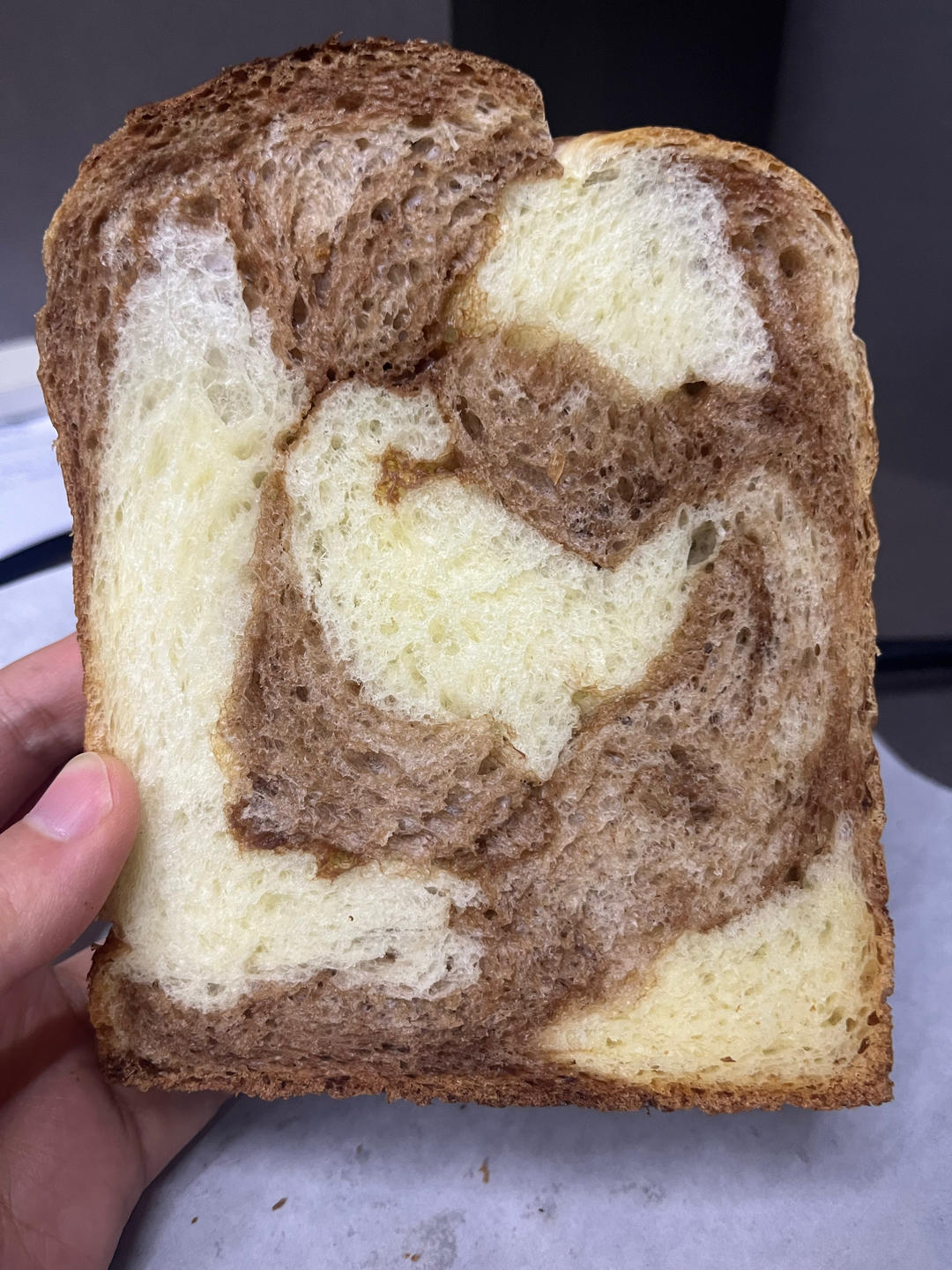 双色巧克力奶酥吐司