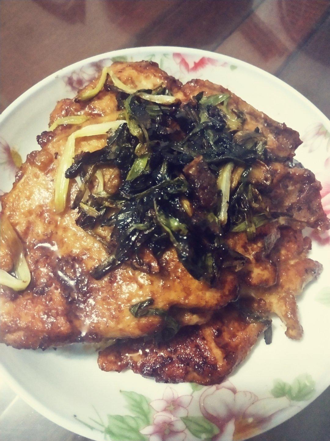 超嫩超香的葱烤大排