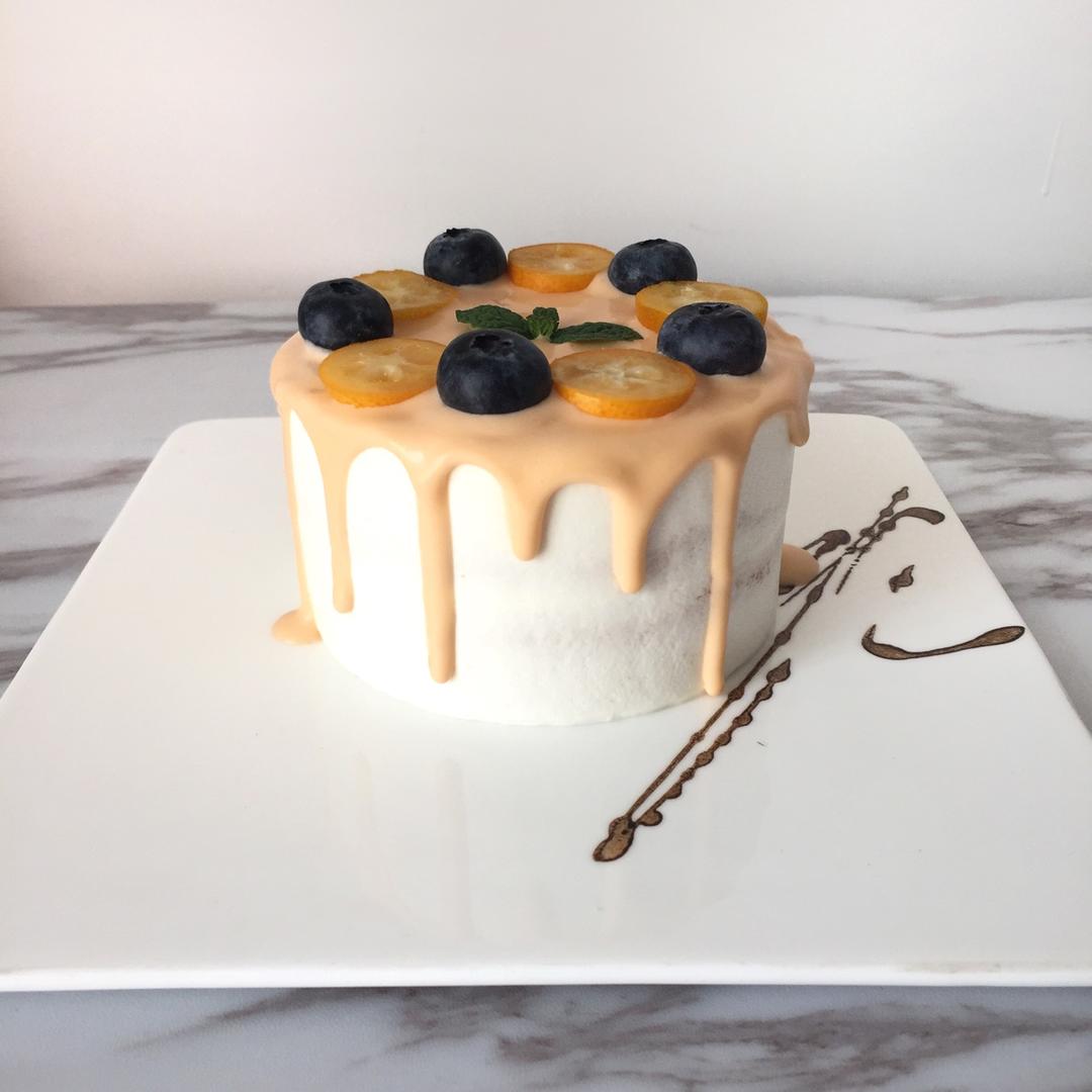 简单快手又美丽的芝士淋面