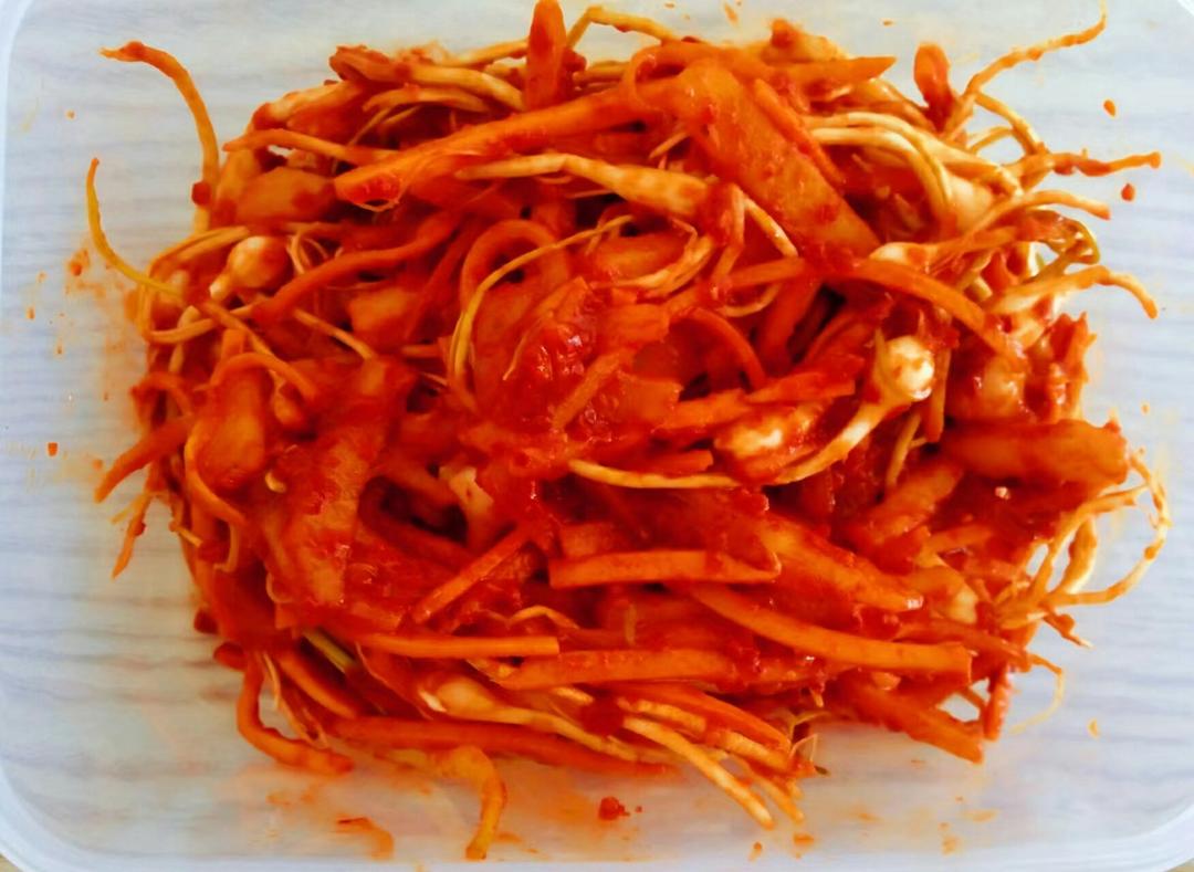 朝鲜族特色下饭小菜【拌小根蒜泡菜】