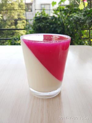 火龙果皮纯酸奶慕斯杯的做法 步骤10