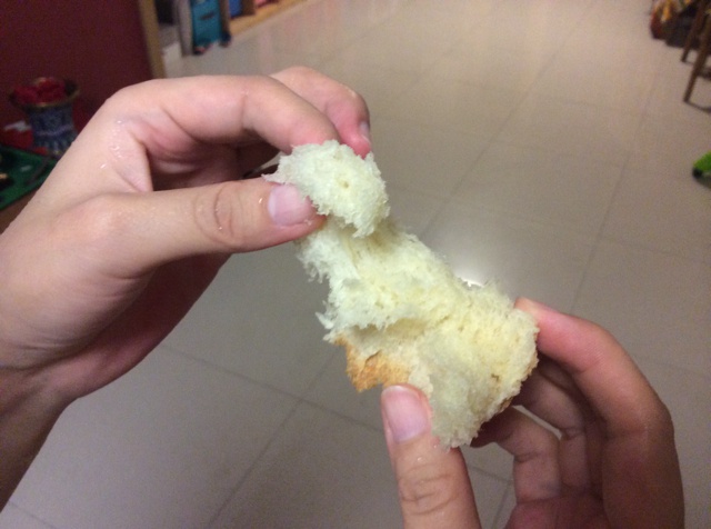 超级好吃的原味面包（面包机版）