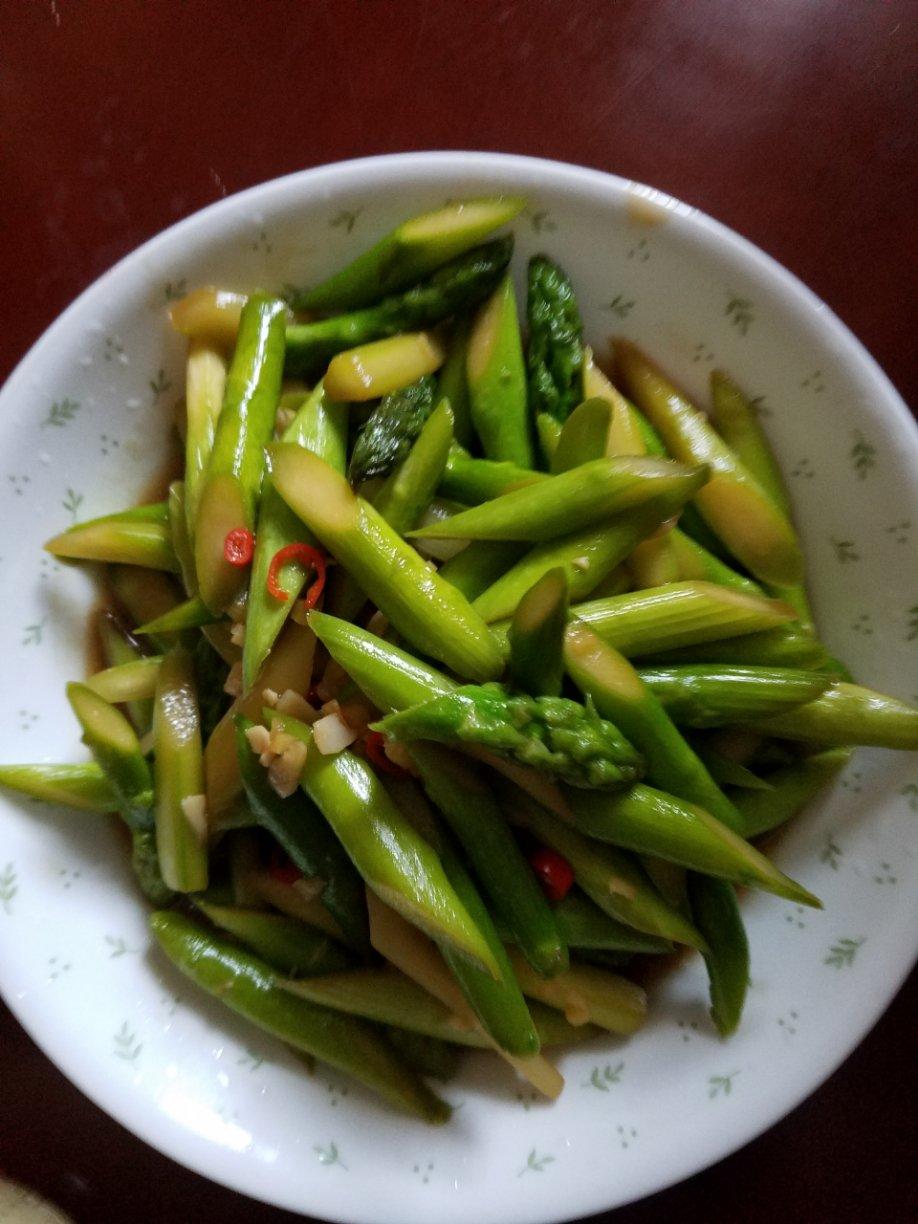 清炒芦笋虾仁