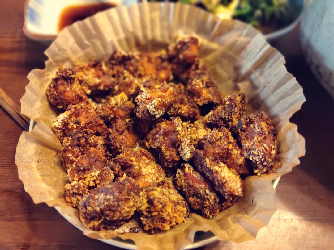 🔥超级鲜嫩多汁（零失败）空气炸锅盐酥鸡（蒜味版）