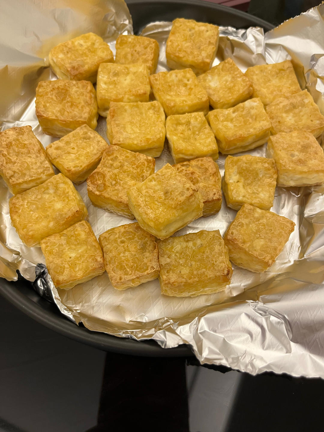 炸豆腐 空气炸锅烤箱都可以哦