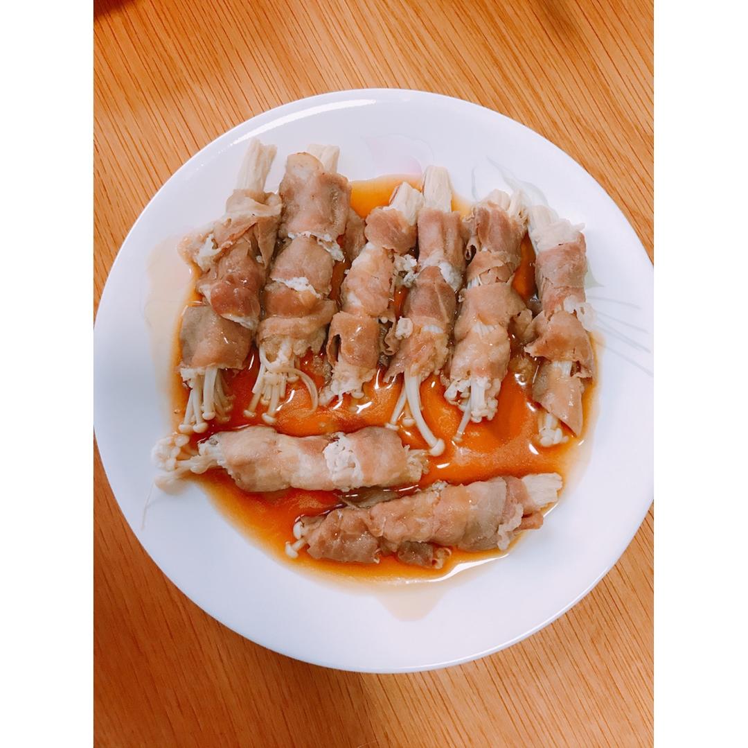 肥牛金针菇卷