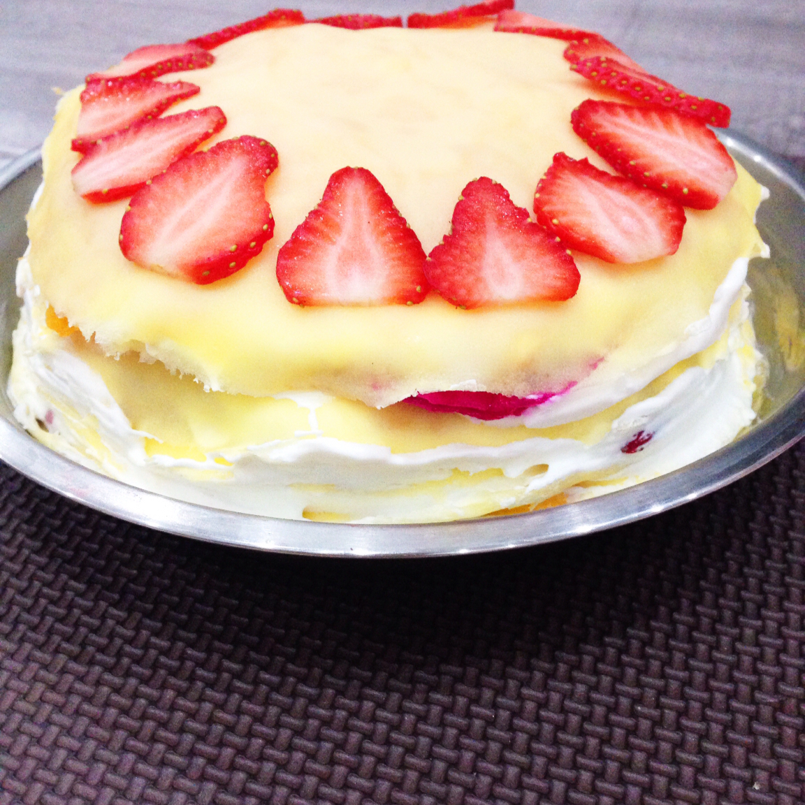 芒果千层蛋糕，100%成功告别煎皮无能