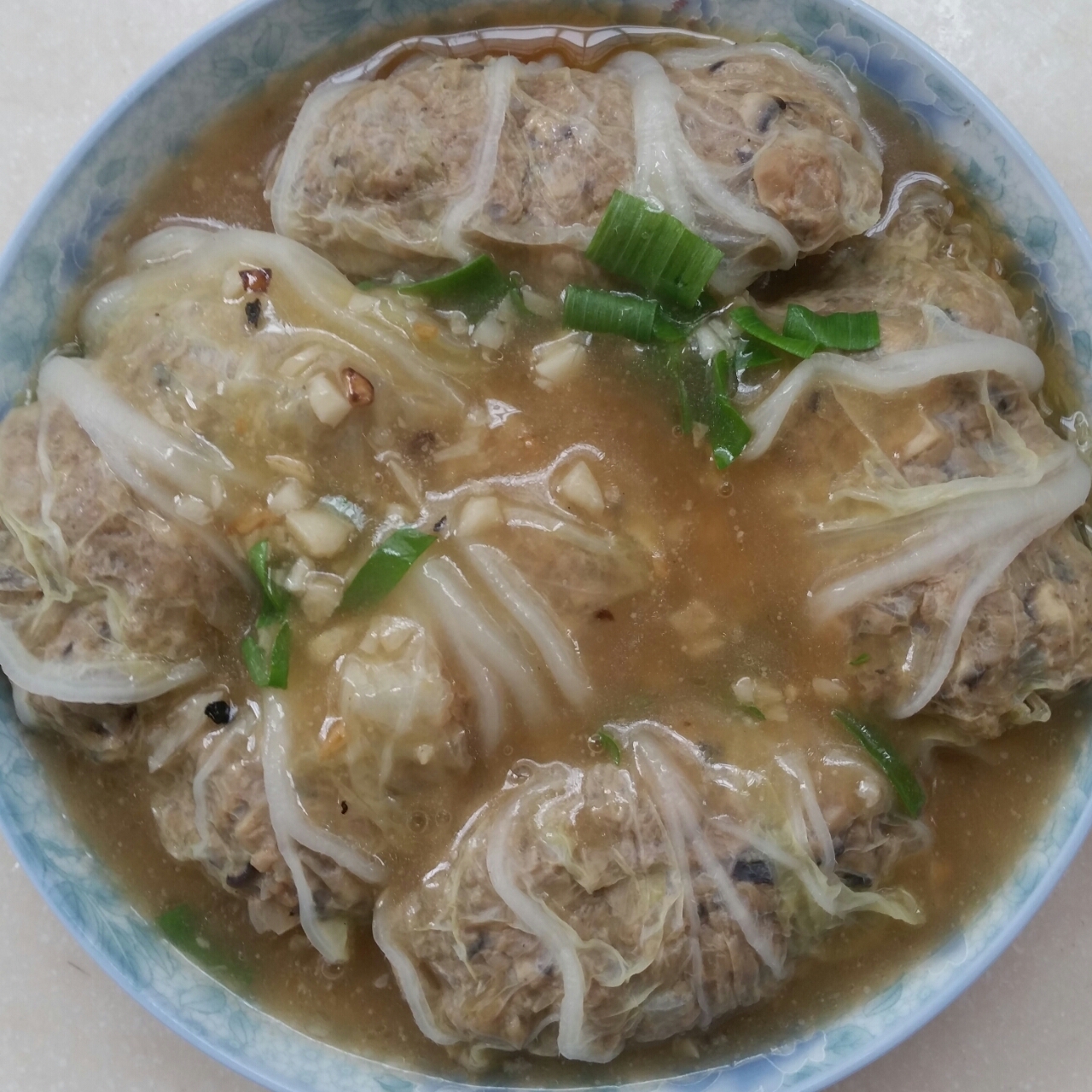 肉酿白菜卷