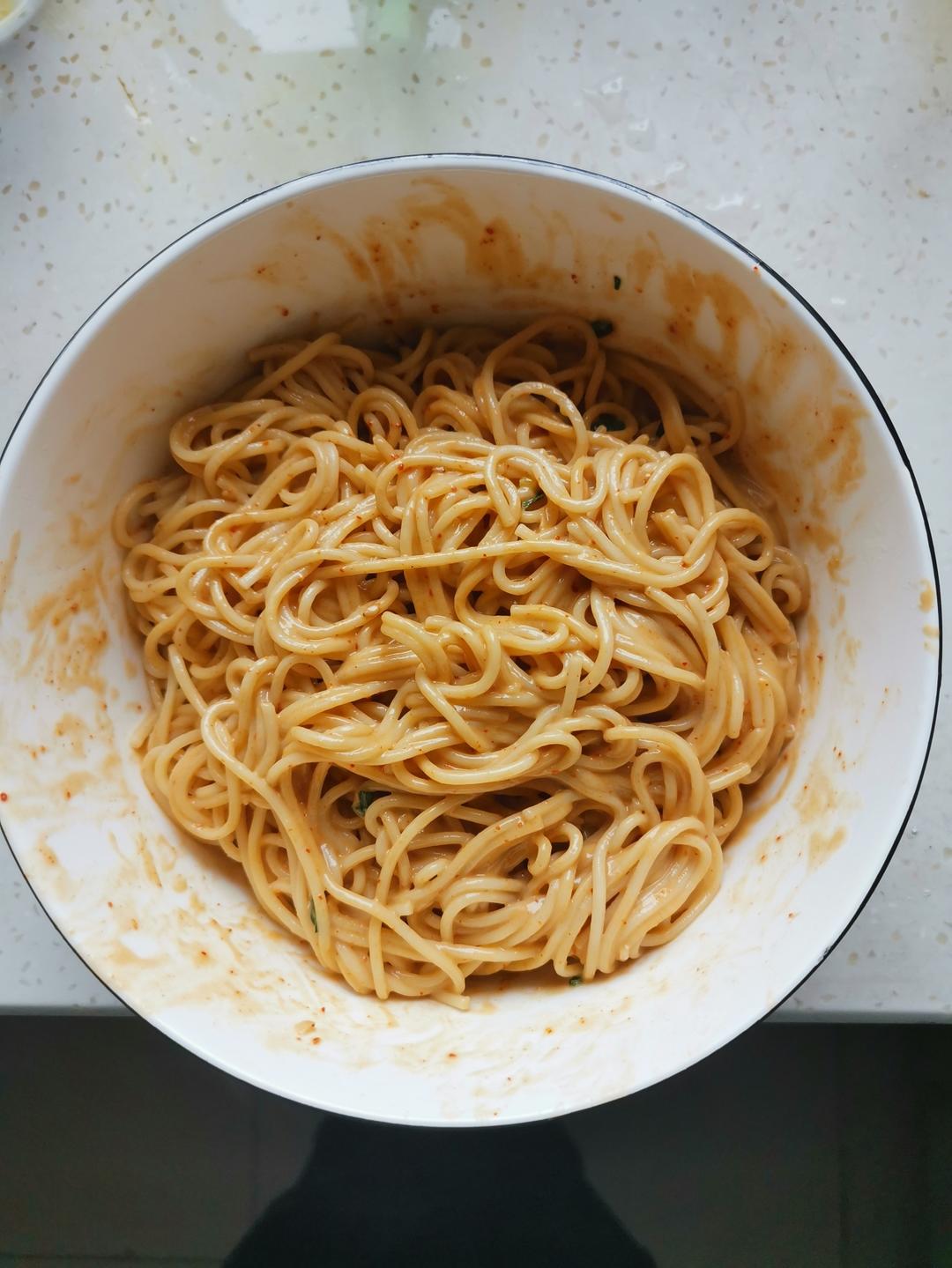 太香了 这个麻酱拌面我可以吃一辈子