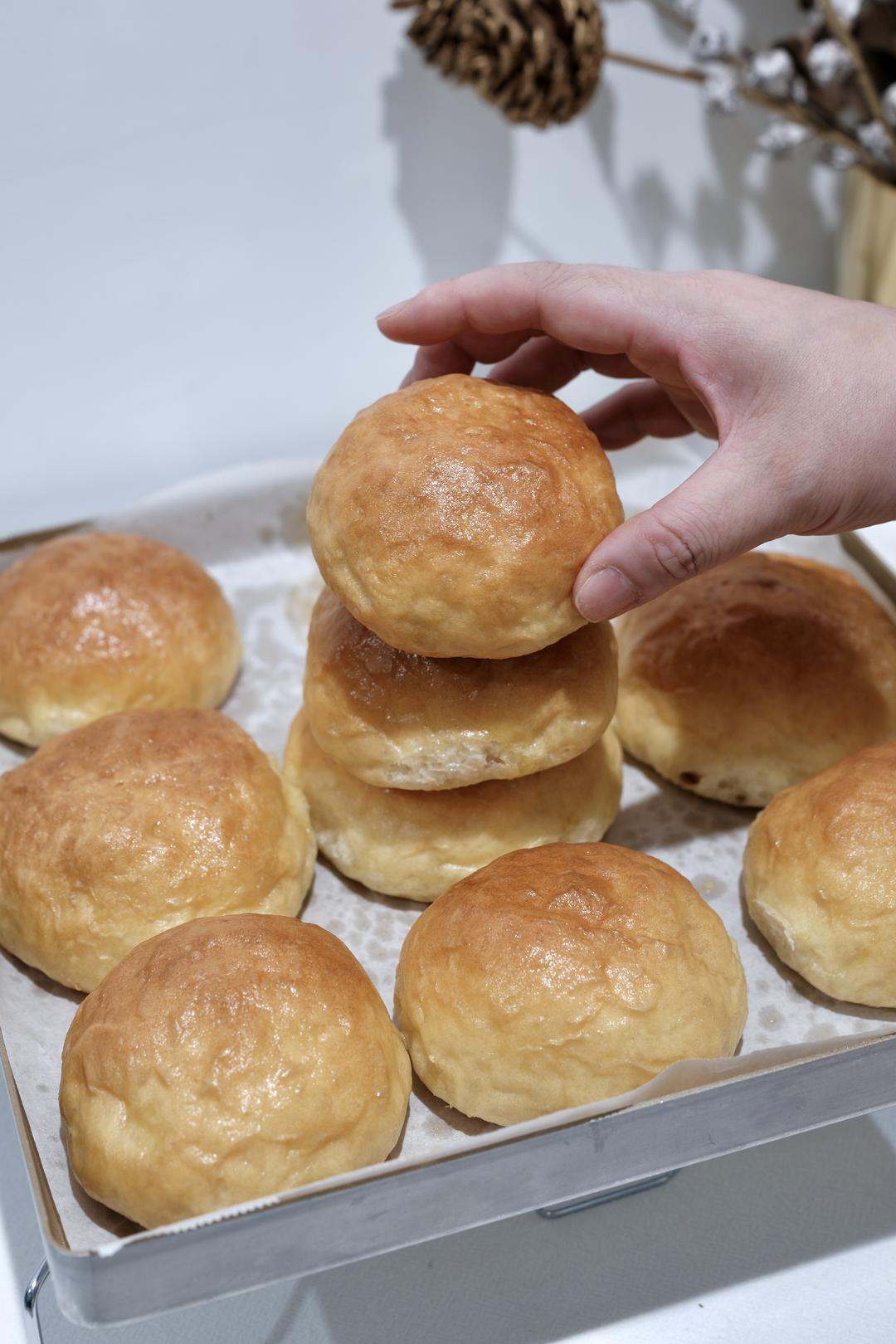 云朵般松软的土豆汉堡胚