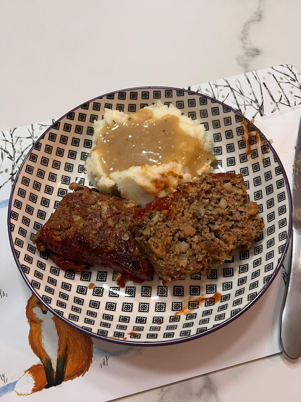 美式传统菜肉面包Meatloaf