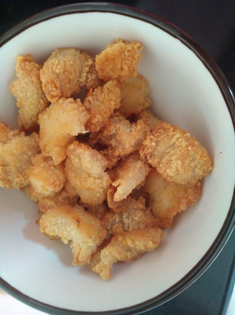 速冻鸡米花少油烤箱版