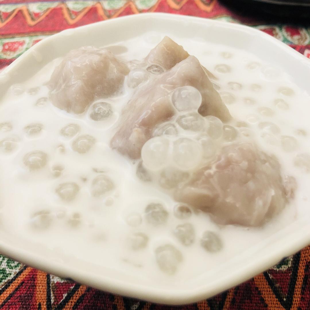 香芋椰汁西米露