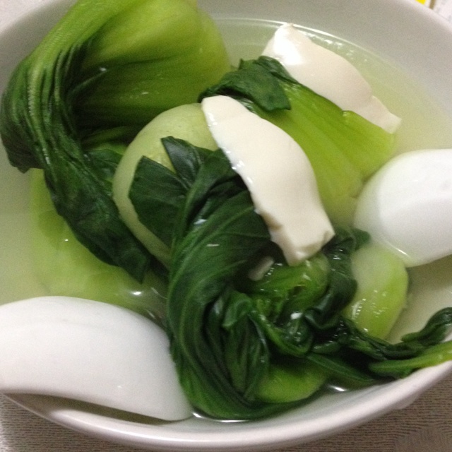 青菜豆腐汤
