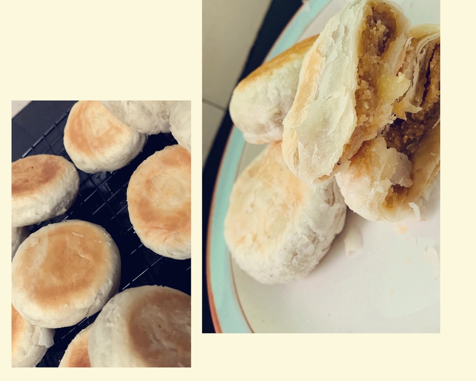 平底锅🍳—板栗饼的做法