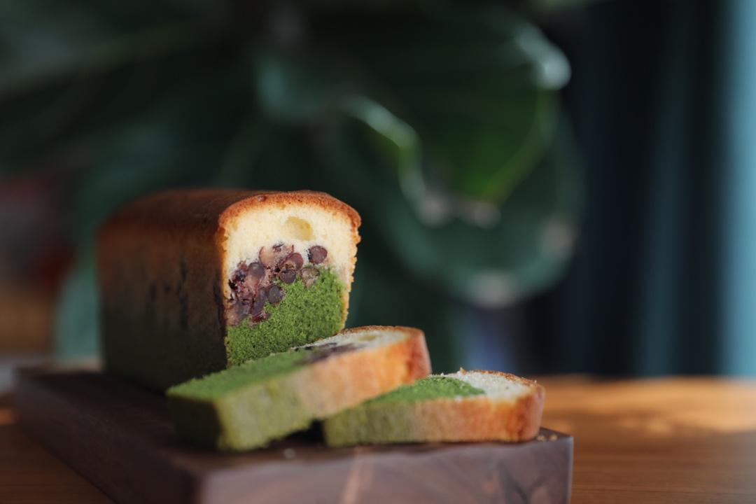 抹茶黑豆之双色磅蛋糕<熊谷裕子>