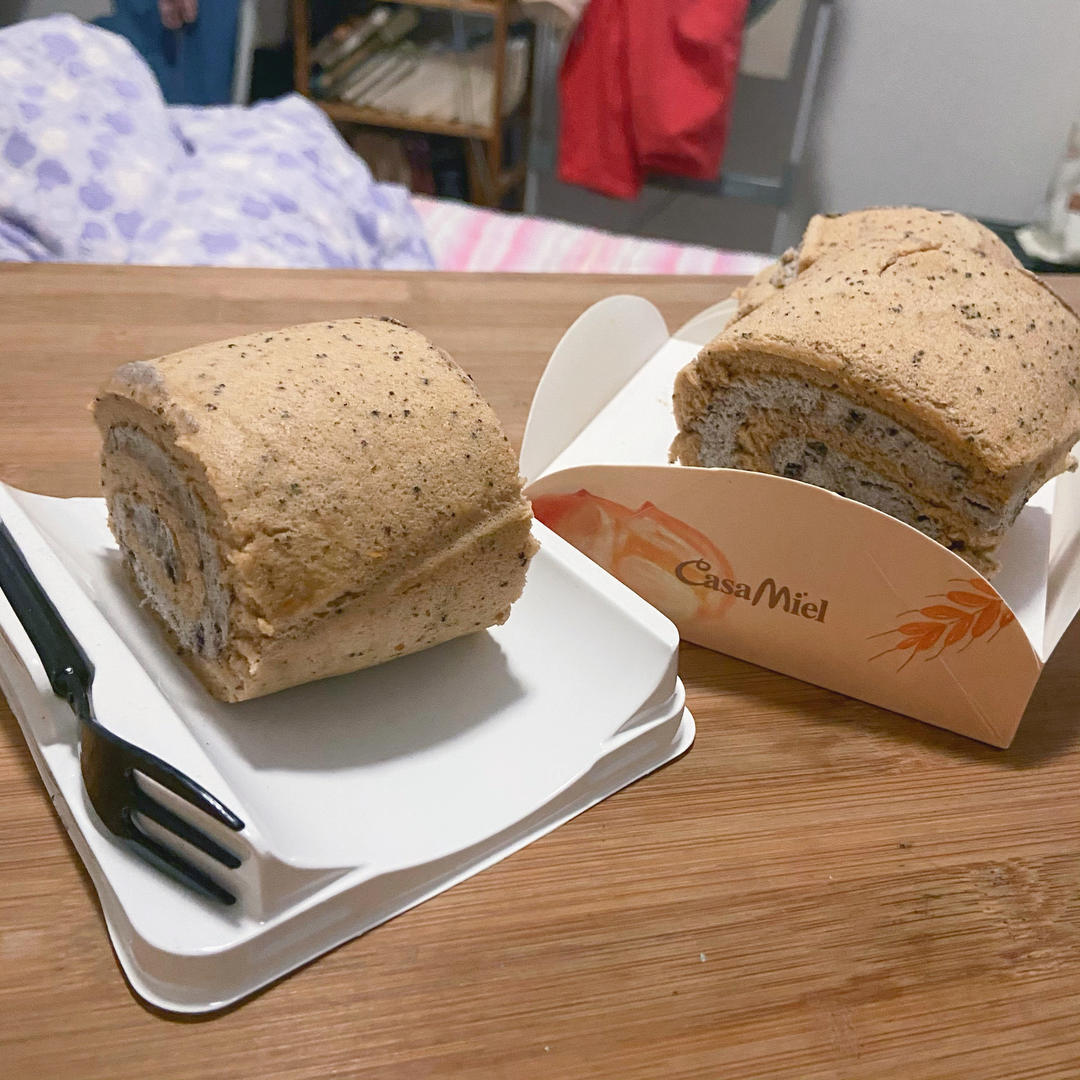 吃一次爱上 #伯爵红茶奥利奥蛋糕卷