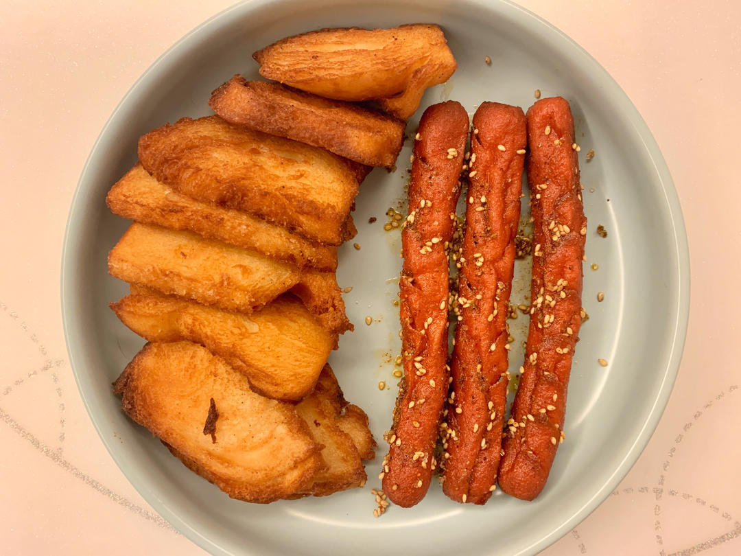 童年味道|油炸火腿肠