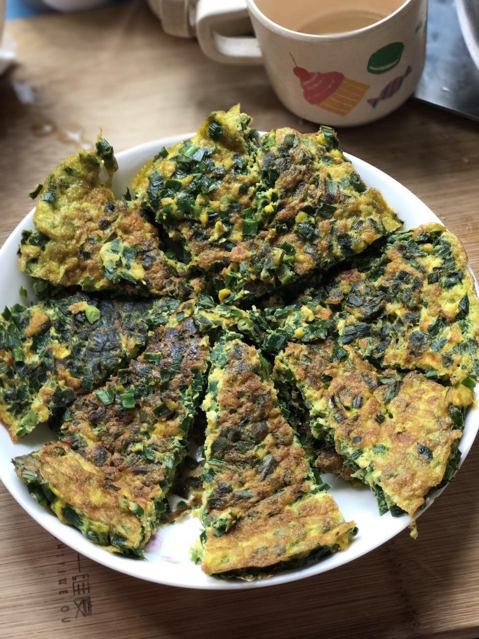 韭菜鸡蛋饼