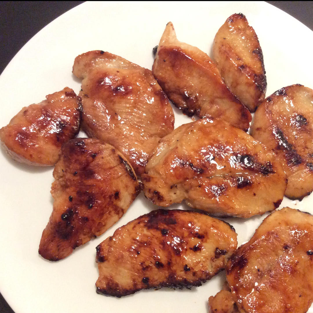 酷炫屌炸天好吃的煎鸡胸肉（香蒜蜂蜜煎鸡胸肉）